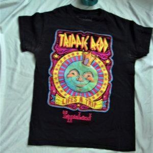 moon small mens tee shirt black tripple redd